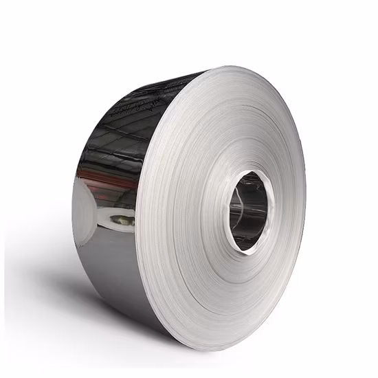 Vente d'usine ASTM AISI 201 202 304 304L 316 316L 410 430 904L 2205 rouleau de bobine d'acier inoxydable avec finition Ba 2b 8K Hl