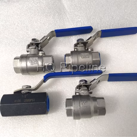 Robinet à tournant sphérique d'eau fileté par BSP d'acier au carbone d'acier inoxydable avec les meilleurs prix